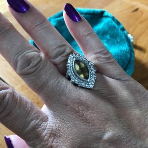 Judith Ripka Champagne Quartz Ring